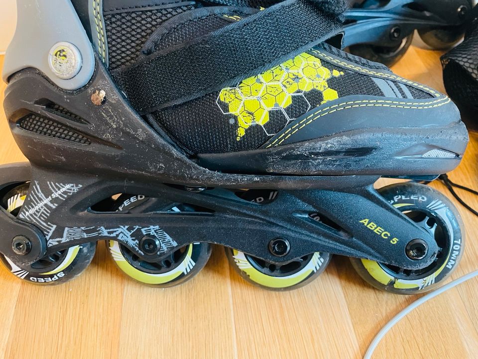 Rollerskates mit neuem Protektorenset Gr. 32-36 in Chemnitz