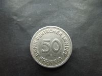 Münze 50 Pfennig Bank Deutscher Länder 1949 G Mit Fehler Saarland - Wallerfangen Vorschau