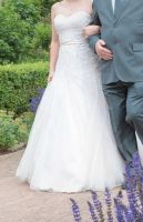 Brautkleid Hochzeitskleid Cosmobella Größe S M 36 38 Sachsen-Anhalt - Queis Vorschau