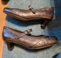 Metallic Semmler Schuhe Gold Wechselfußbett Gr 39 Gr 6 Absatz Bayern - Werneck Vorschau