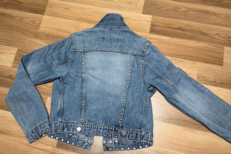 Rock’n’Roll Jeansjacke Nieten Gordon M 38 außergewöhnlich in Heddesheim