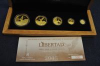 1,9 Unzen 5 Gold Münzen Set Mexican Libertad 2015 PP Nr. 100 Bayern - Waging am See Vorschau