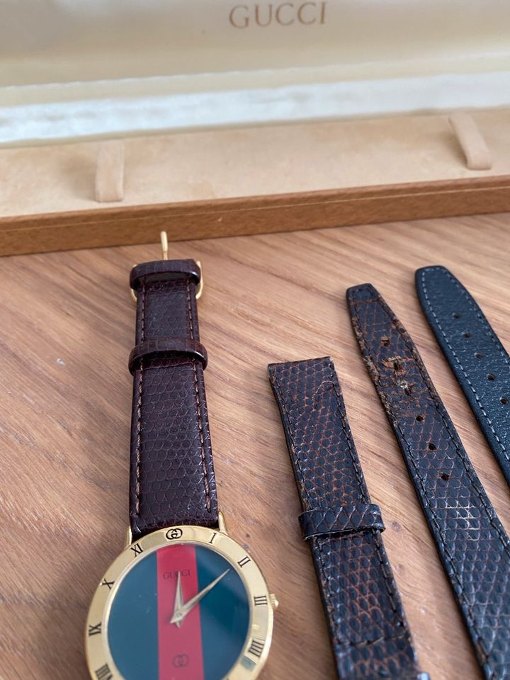 Vintage Gucci Armbanduhr für Bastler in Stade