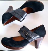 CHIE Mihara Plateau 40 39 Pumps schwarz vintage Leder mary jane Berlin - Steglitz Vorschau