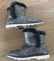 TOP!!! Tolle gefütterte Mädchen Stiefel Boots Gr 35 grau Nordrhein-Westfalen - Minden Vorschau