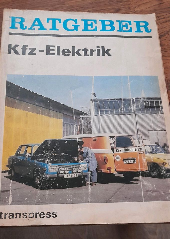 Buch- Ratgeber Kfz-Elektrik DDR Fahrzeuge in Papenburg