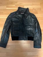 vintage schwarze Lederjacke S.Oliver Hessen - Rüsselsheim Vorschau