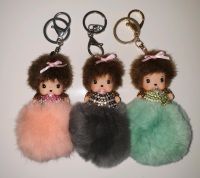 Monchhichi Monchichi Anhänger mit Fell und Straß Nordrhein-Westfalen - Korschenbroich Vorschau