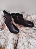 Birkenstock Leder Stiefel Stiefeletten Fußbett Gr.36 schwarz Niedersachsen - Hildesheim Vorschau