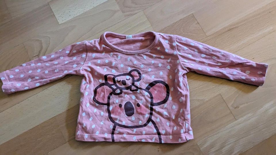 Babypullover Koala rosa mit weißen Punkten, Größe 68 in Magdeburg