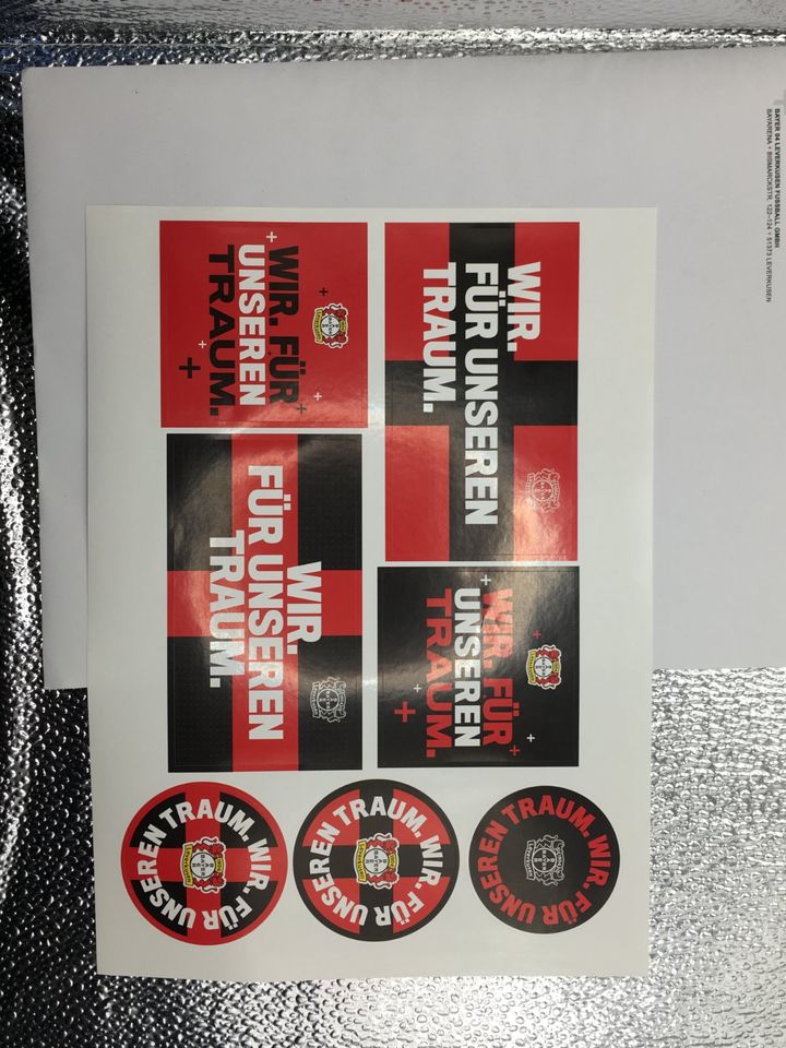 2024 Bayer 04 Leverkusen Poster Aufkleber Wir für unseren Traum in Leverkusen