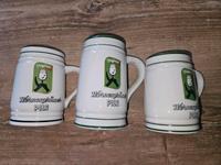 Drei Bierkrüge Wernesgrüner Pils mit Sprüchen DDR Sachsen - Schönheide Vorschau