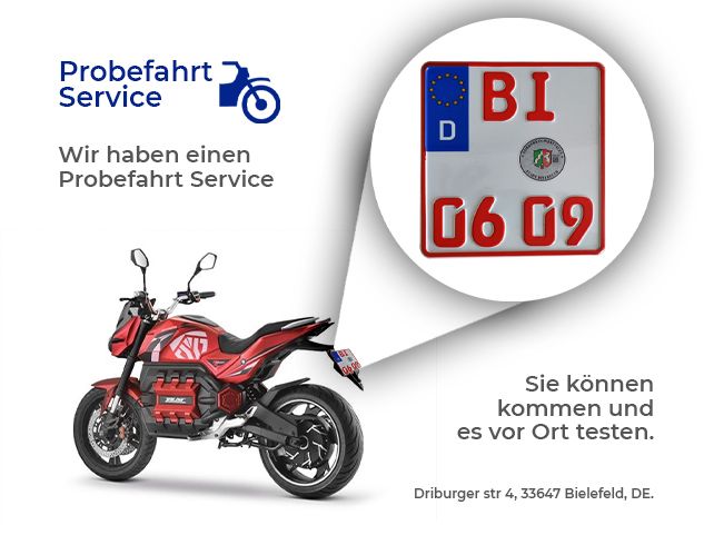 DAYI E-Odin Pro 10KW E Roller E Scooter E Motorrad Schwarz in Bielefeld