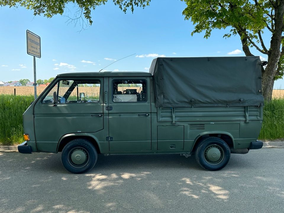 VWT3 Doka Bundeswehr  org.19100 km 1. Hand in Landsberg (Lech)