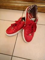 Sneaker Dockers, Gr. 40 rot gold glänzend Baden-Württemberg - Radolfzell am Bodensee Vorschau
