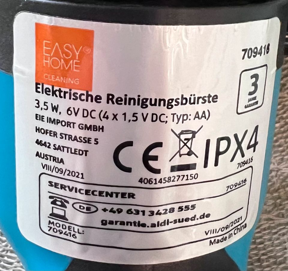 Elektrische Reinigungsbürste in Monsheim