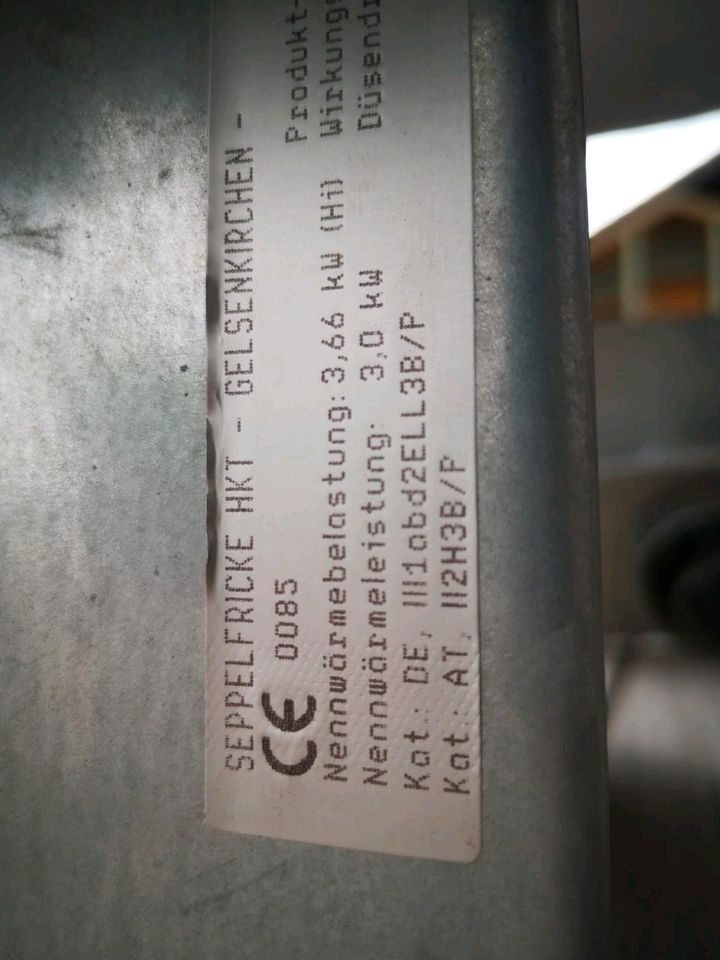 Gasheizung für Werkstatt o. Ä. Seppelfricke HKT, Abholung 82541 in München