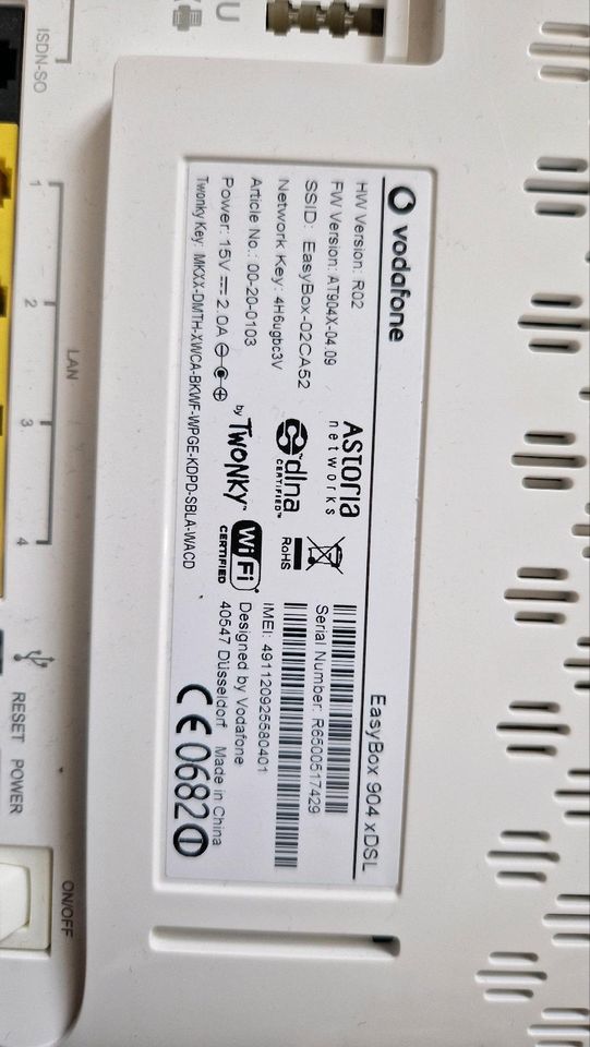 Vodafone EasyBox 904 xDSL in Grevesmuehlen