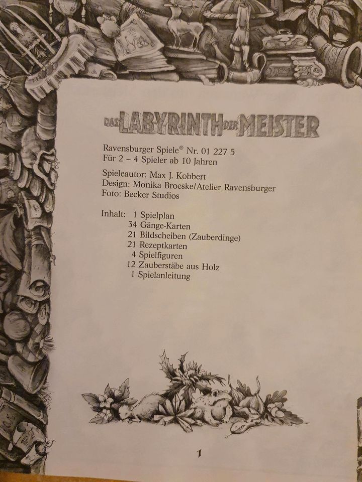 Gesellschaftsspiel Labyrinth der Meister in Hannover