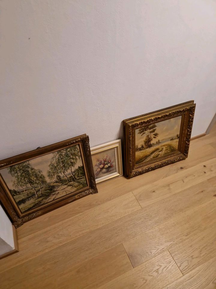 Gemälde, Öl Bild, Antik, Alte Bilder, Kunst in Aufseß