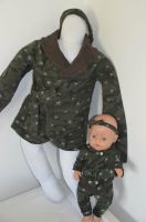 Partnerlook DIY Cardigan Gr 116 122 & Puppenkleidung Camouflage Wandsbek - Hamburg Farmsen-Berne Vorschau