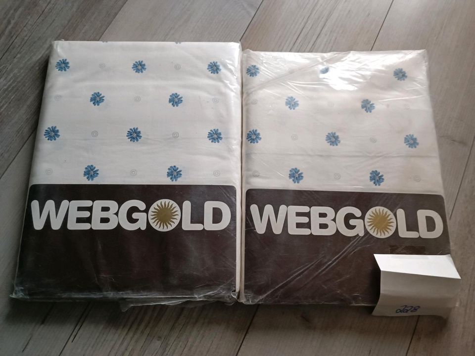 Webgold Bettwäsche 4tlg Silke 5474/731, 155x200, Creme * NEU in Glattbach Unterfr.