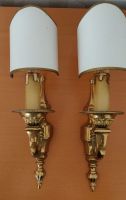 2 alte Wandlampen Messing 1-armig Vintage schwere Ausführung Nordrhein-Westfalen - Spenge Vorschau
