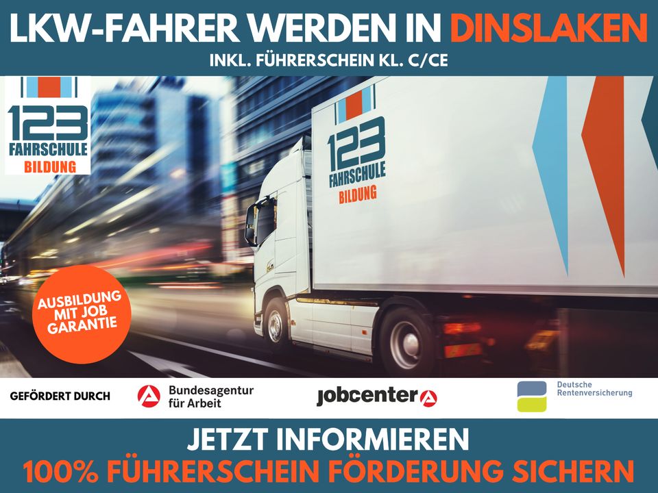 LKW-Ausbildung mit Führerschein C/CE in Dinslaken in Dinslaken