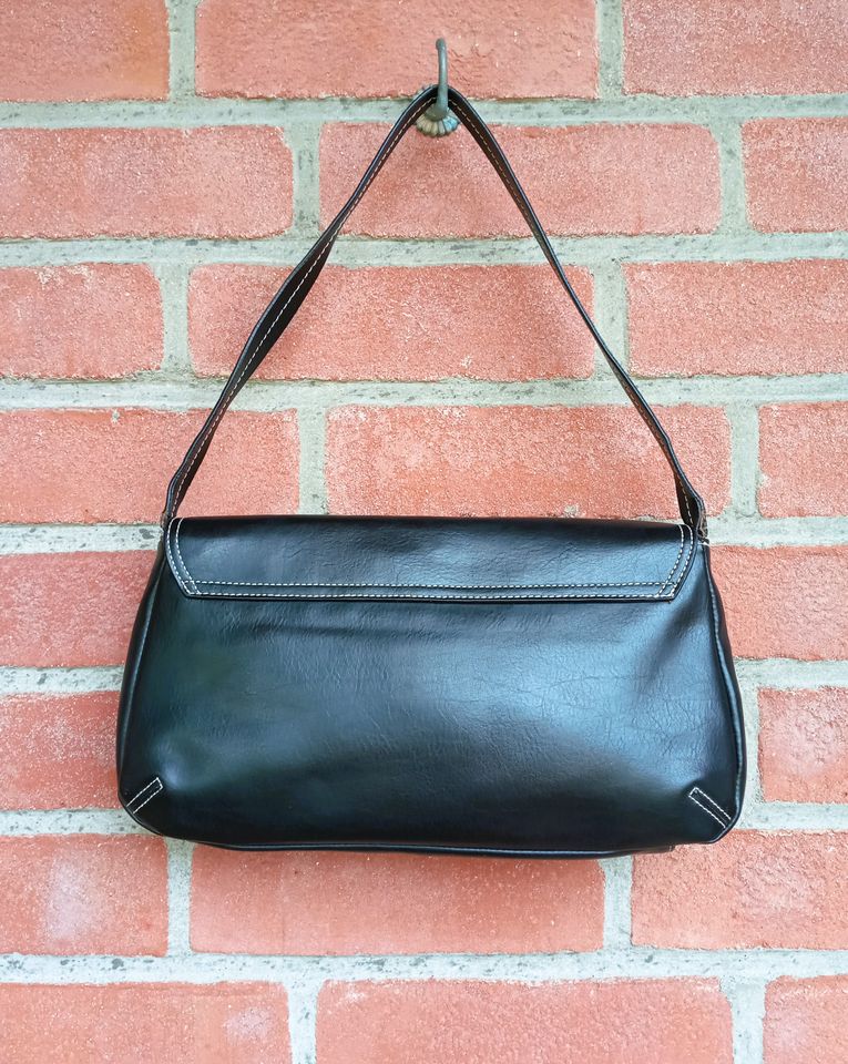 Marc O'Polo Lederhandtasche, schwarze Umhängetasche Gr.30x18cm in Norderstedt