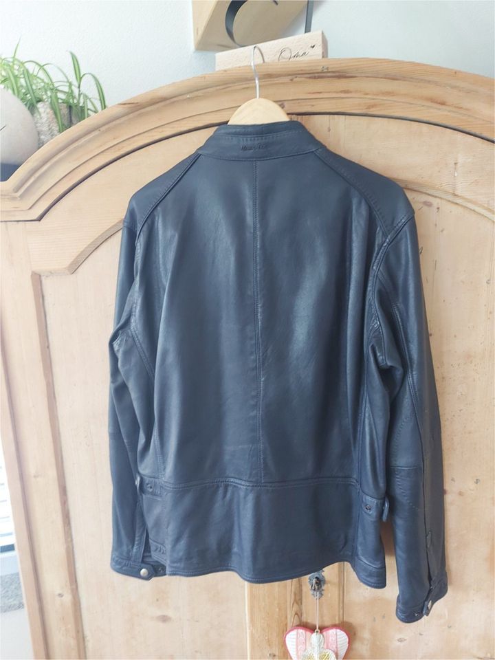 Lederjacke Herren Massimo Dutti anthrazit Größe 54 in Lindau