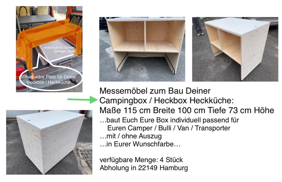 Heckküche VW T4/T5/T6/T6.1 VanLife Heckbox Campingküche in Hamburg