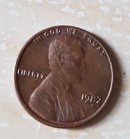 1 Cent Münze USA Abraham Lincoln 1982 Wuppertal - Barmen Vorschau