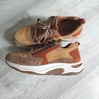 Gabor Rollingsoft Damen Schuhe Sneaker Gr, 39(6) Braun  Echtleder Schleswig-Holstein - Kiel Vorschau