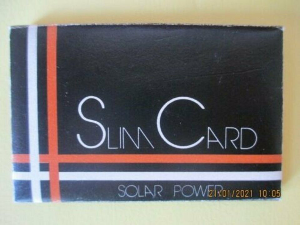 !---Solar Taschenrechner---SLIM CARD---SOLAR POWER---! in Dormagen