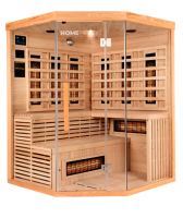 Sauna Home Deluxe XL Infrarotvollspektrumsauna 150x150x200cm Niedersachsen - Ribbesbüttel Vorschau