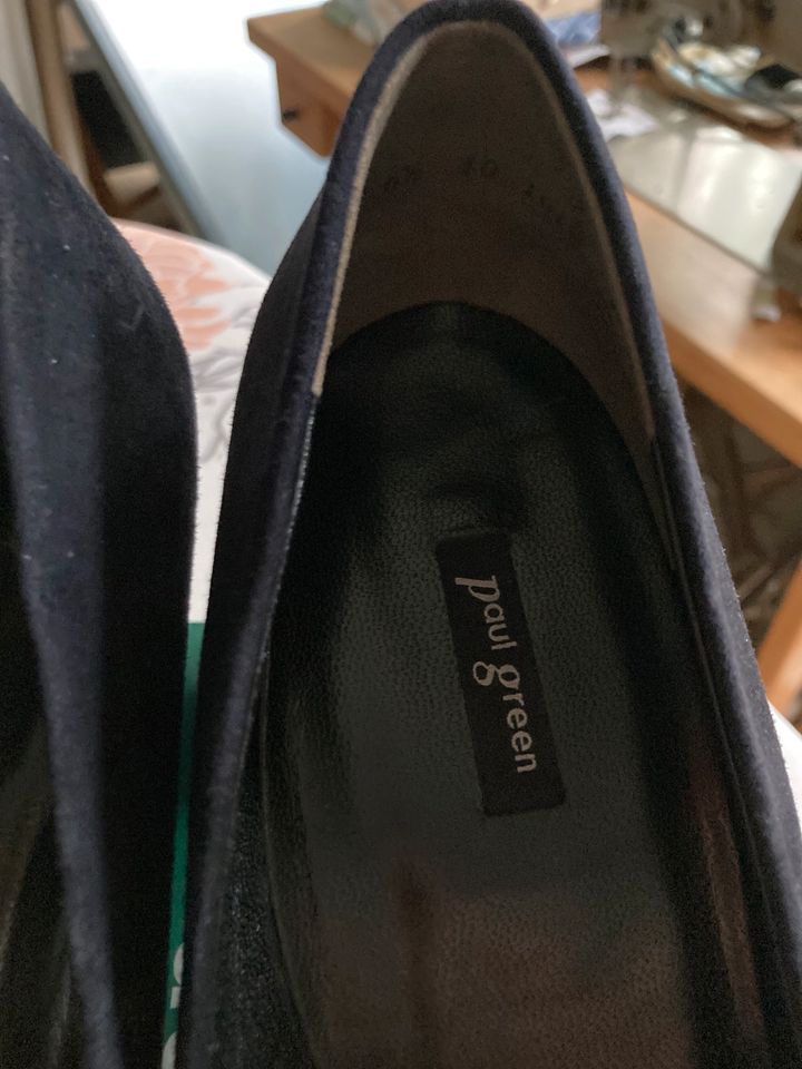 Pumps Paul Green Gr. 6,5 neu Wildleder dunkelblau in Wiesbaden