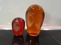 Eulen aus massivem Glas, orange, handgeschliffen Hessen - Friedrichsdorf Vorschau