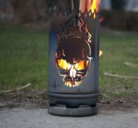 Feuertonne Totenkopf Schädel Skull Feuerkorb 199 Euro* Niedersachsen - Heemsen Vorschau