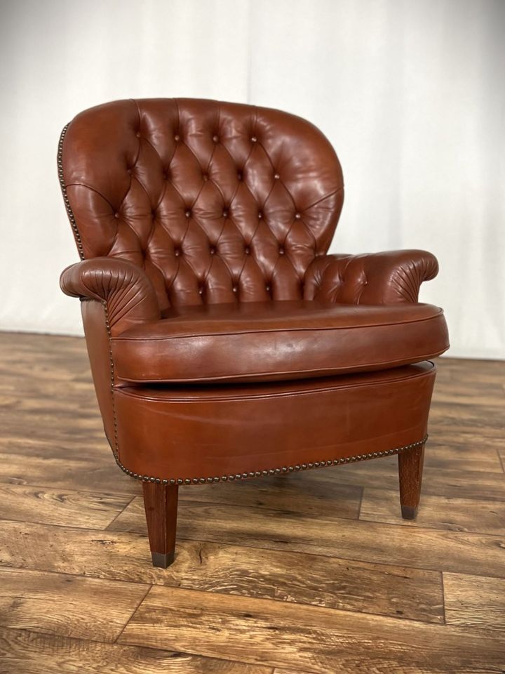 Chesterfield Ledersessel Vintage Sessel  Englisch Hannah Chair in Hüllhorst