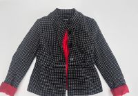 Wollblazer Blazer Taifun 34 schwarz weiß rot Punkte Hamburg-Mitte - Hamburg Neustadt Vorschau