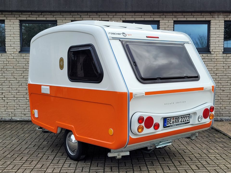 750kg Retro Wohnwagen (Bolek), Retro Camper zu vermieten in Beckum