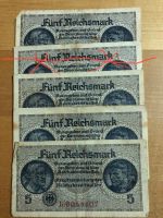 5 Fünf Reichsmark Schein Geldschein Hessen - Weiterstadt Vorschau