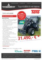 ⭐Toyo HOFLADER KU836-III m. Kabine ⭐ Bayern - Tännesberg Vorschau