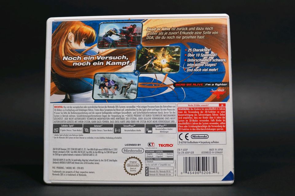 Dead or Alive Dimensions Nintendo 3DS 2DS in Neumünster