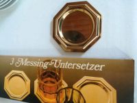 3 Messing Untersetzer, neu midcentury vintage Bayern - Wertach Vorschau