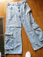 bershka damen jeans low waist cargo gr 40 Saarland - Heusweiler Vorschau