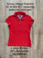 Tommy Hilfiger Damen T-Shirt Gr. S M 36 38 Poloshirt Rot Niedersachsen - Bohmte Vorschau