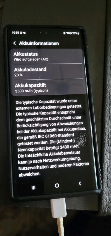 Samsung Note 10 256 gb ( Displayschaden ) voll funktionsfähig in Saarlouis