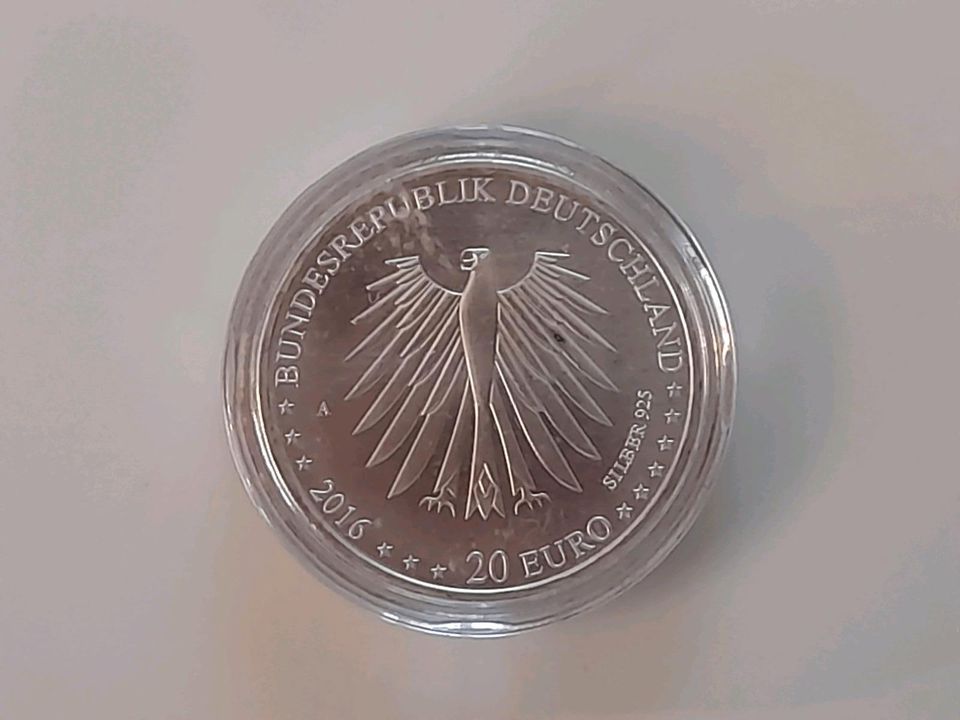 20 Euro Münze Silber 925 Grimms Märchen Rotkäppchen A unz in Bensheim