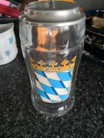 Alter Bierkrug mit Zinndeckel Bayern - Großostheim Vorschau